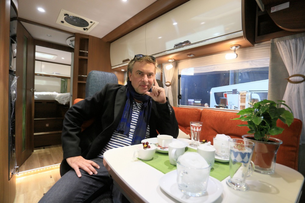 Tomáš Matonoha zamířil na ledovec přímo z veletrhu Caravaning Brno