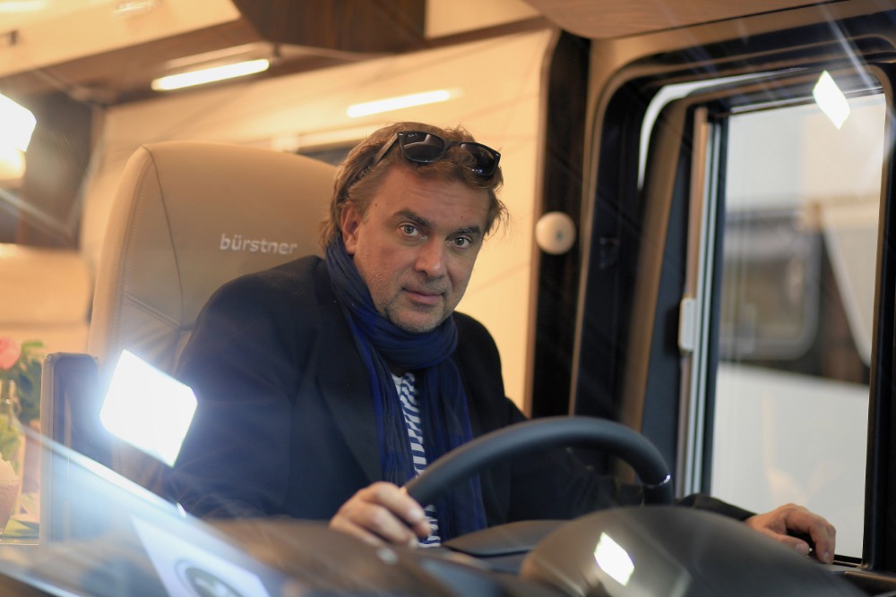 Tomáš Matonoha zamířil na ledovec přímo z veletrhu Caravaning Brno