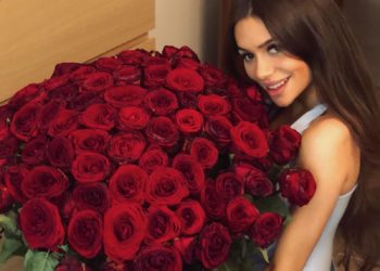 Narozeniny v záplavě květin: Takhle slavila krásná Ukrajinka