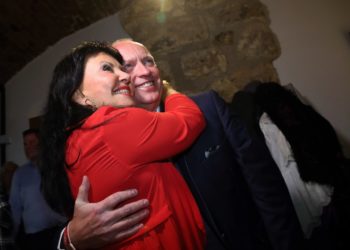 Karel Voříšek a Zuzana Stirská na rozverné party