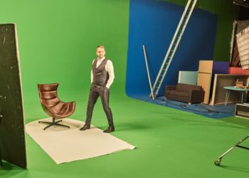 Libor Bouček pracuje i v době pandemie. A má dost zajímavého parťáka